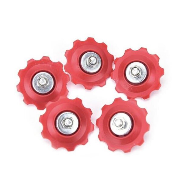 Rotite schimbator plastic ,10 dinti ,rosu- 42mm
