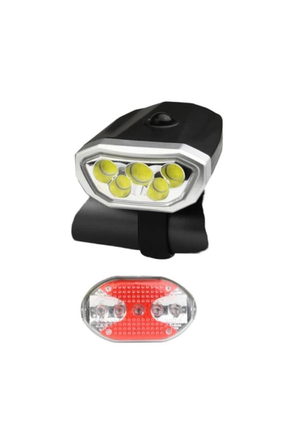 Set lampi fata-spate pentru bicicleta,baterie AAA