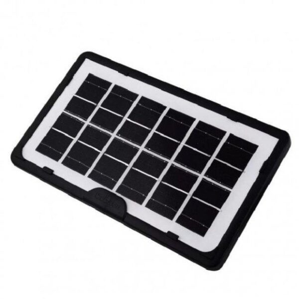 Statie de iluminare portabila cu incarcare panou solar + lanterna + 3 lampi - imagine 4