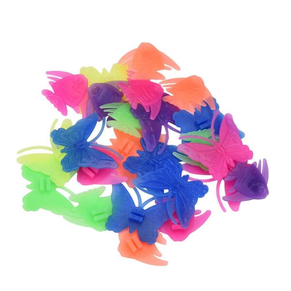 Ornamente colorate din plastic pentru spite bicicleta (fluturasi ,pestisori)