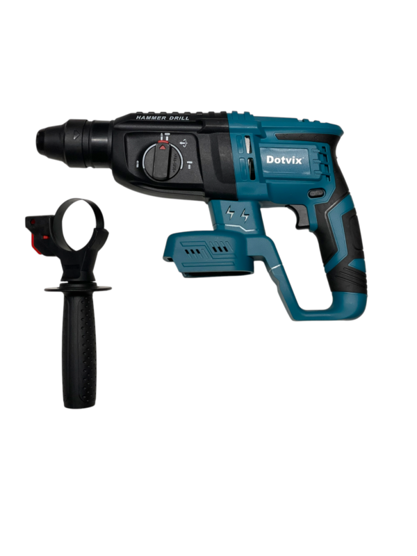 Bormasina cu impact+Bormasina de gaurit si insurubat+Flex+Ciocan rotopercutor cu 2 Acumulator  de 88V, li-ion max power 5.0Ah - imagine 3
