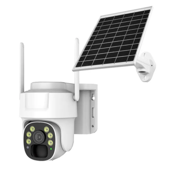 Cameră de Supraveghere Solară Smart, 4G, Viziune Nocturnă Color, PIR, 360° VR, Stocare Cloud (model zy-p7-4g) - imagine 2