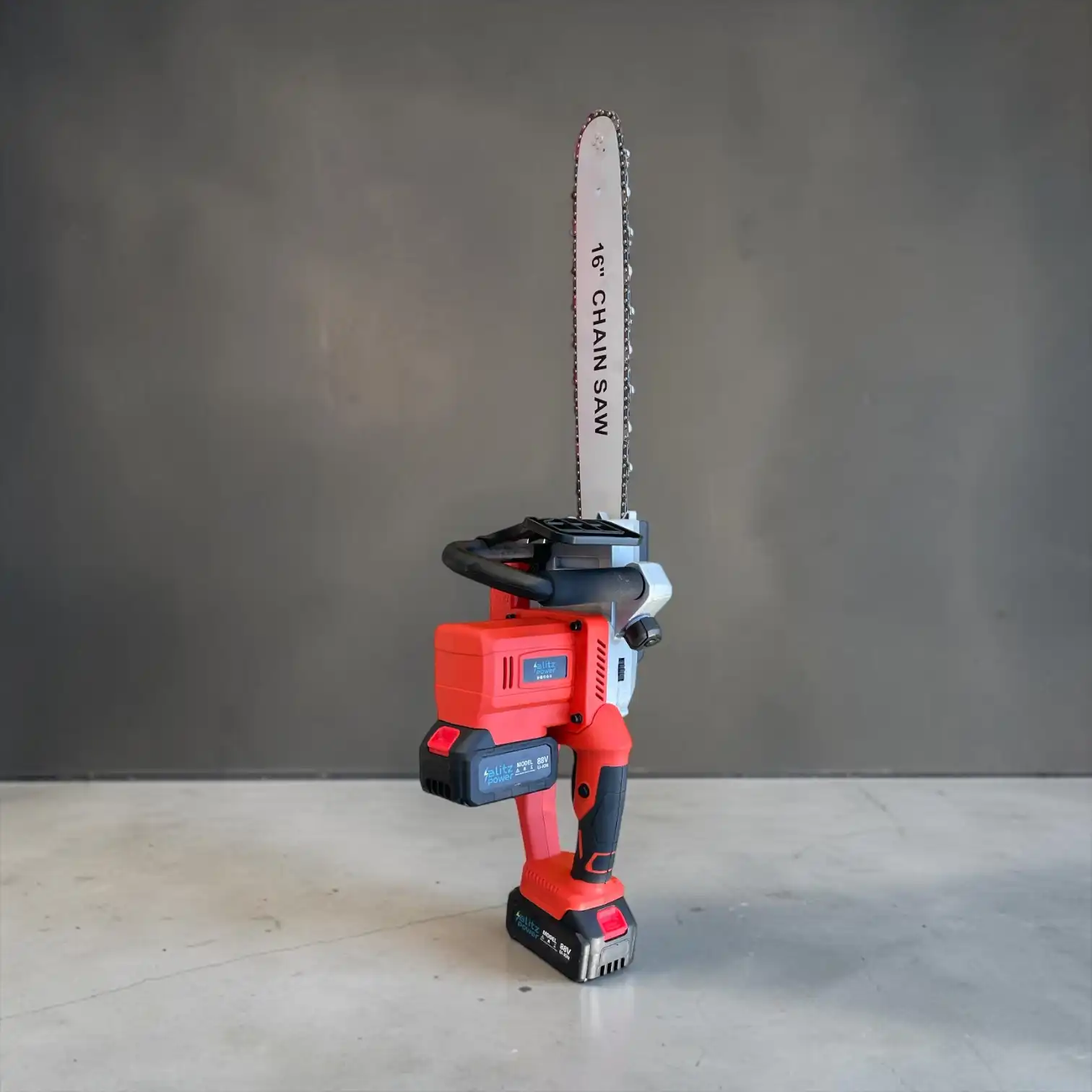 Drujbă electrică fără fir Blitz Power, lamă 16 inch (40 cm), 2 acumulatori Li-Ion 88V, ungere automată a lanțului, motor brushless, pentru lemn și crengi - imagine 3