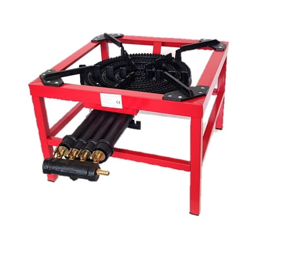 Arzator pirostrie Elefant R04, patru inele, gaz, propan-butan, putere 20.8 kW, 4 arzatoare - imagine 4