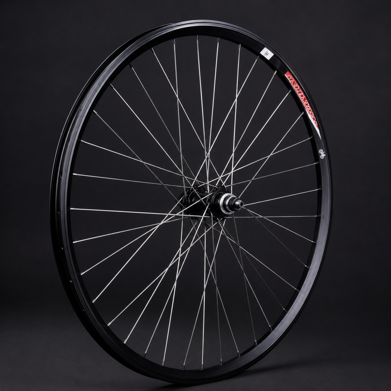 Roată Față Bicicletă 700C Aluminiu, Negru, 36H, pentru Frâne pe Saboți, Compatibilă cu Anvelope 700x35C - imagine 4
