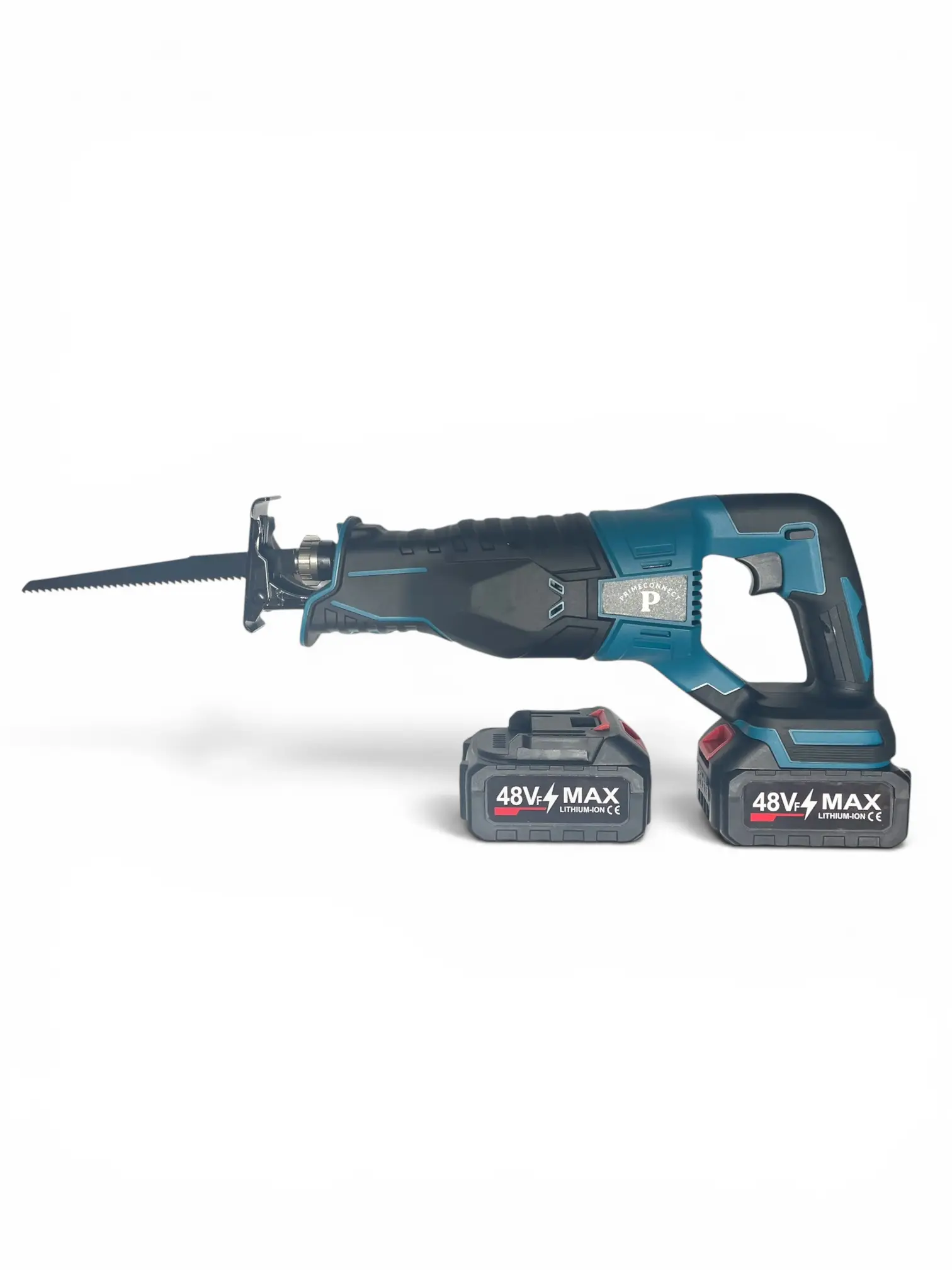 Fierastrau tip sabie 3000 rpm, cu 2 acumulatori de 48V, 5000mAh, mandrina autoblocanta