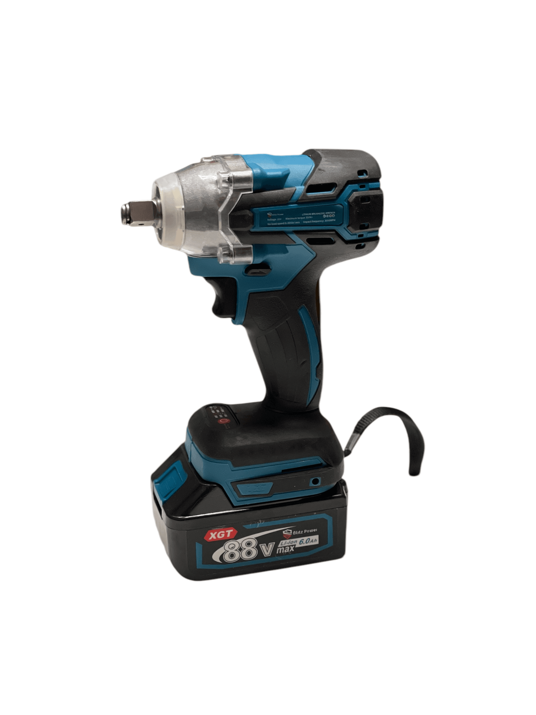 Trusa de 4 scule electrice cu 2 acumulatori 48V Blitz Power, Rotopercutor, Bormasina, Autofiletanta de impact si Flex - imagine 9