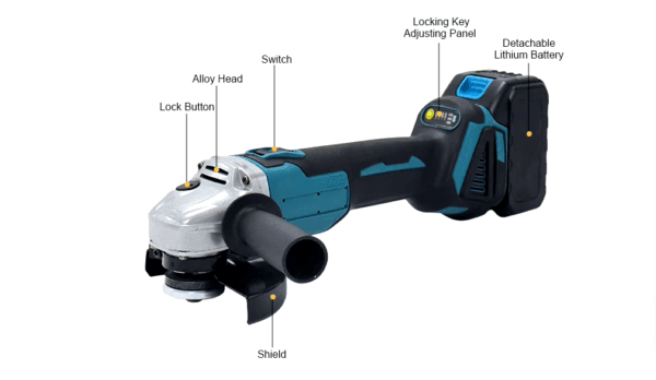 Trusa de 4 scule electrice cu 2 acumulatori 48V Blitz Power, Rotopercutor, Bormasina, Autofiletanta de impact si Flex - imagine 3