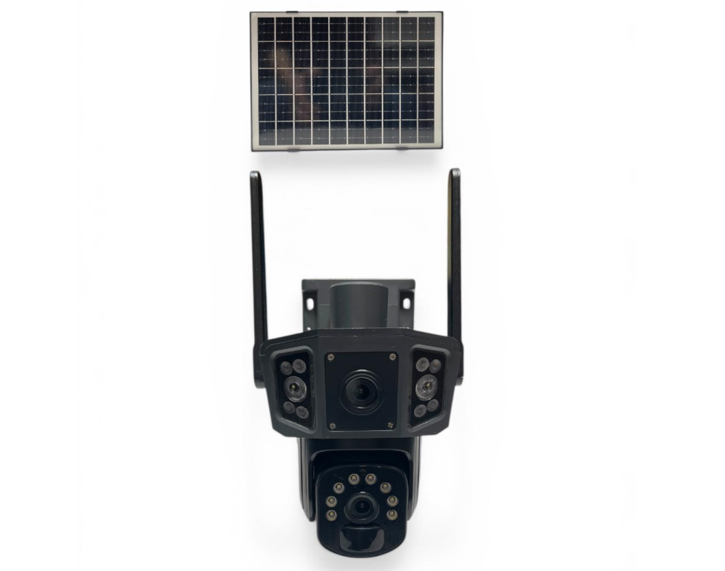 Cameră de supraveghere cu panou solar 4G,6MP cu 4 lentile ,ZYTS21
