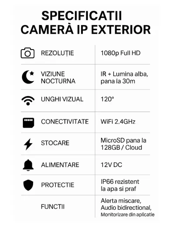 CAMERA SUPRAVEGHERE JORTAN 8161 FH 1080P 2MP - imagine 5
