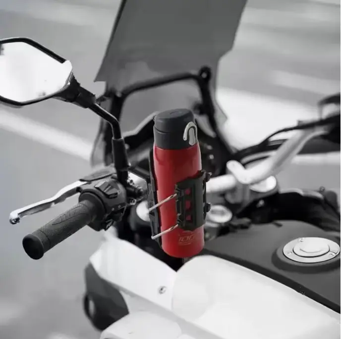 Suport universal pentru sticlă de apă pentru bicicletă/motocicletă – clemă reglabilă 1,52–3,96 cm, suport stabil și portabil pentru băuturi - imagine 8