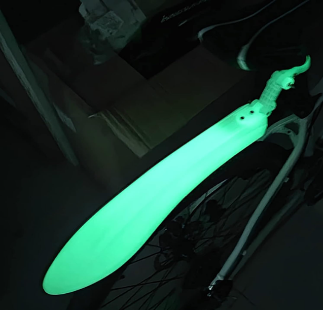Set apărători de noroi fosforescente pentru bicicletă – Față și spate, Glow in the Dark, protecție eficientă împotriva noroiului și apei, compatibile cu MTB, biciclete de șosea și pliabile - imagine 5