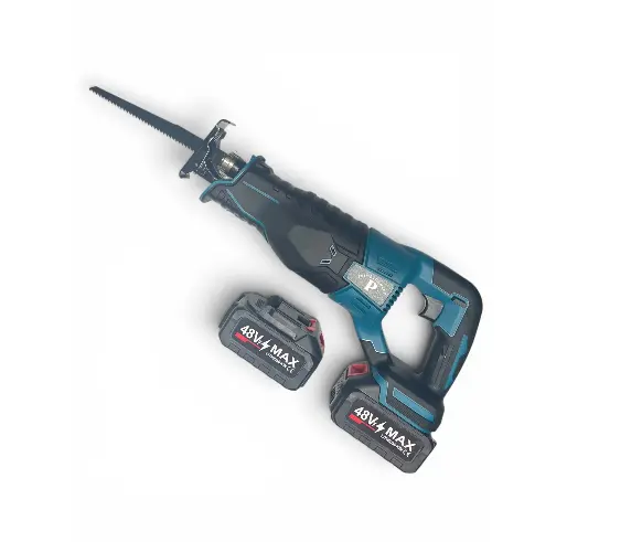 Fierastrau tip sabie 3000 rpm, cu 2 acumulatori de 48V, 5000mAh, mandrina autoblocanta - imagine 2
