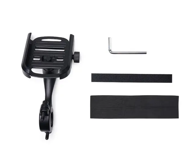 Suport Metalic Reglabil pentru Telefon Moto, Scuter, Trotinetă și Bicicletă 58–89 mm - imagine 3