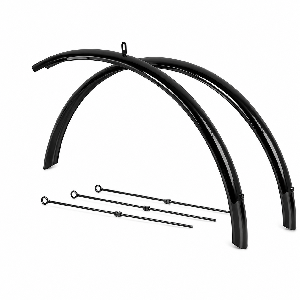 Aripi din metal pentru biciclete pentru roti de 26, negru
