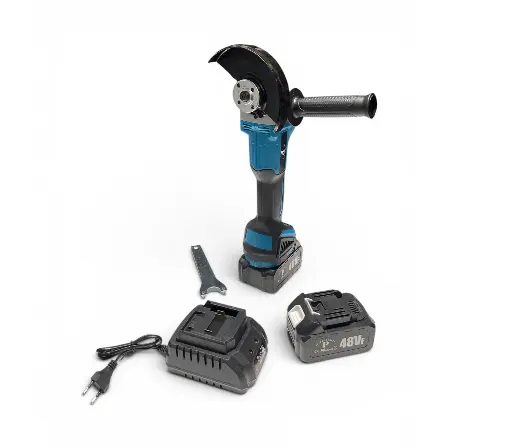 Polizor Unghiular (Flex) fără fir 48VF – Set cu 2 Acumulatori și Încărcător - imagine 2