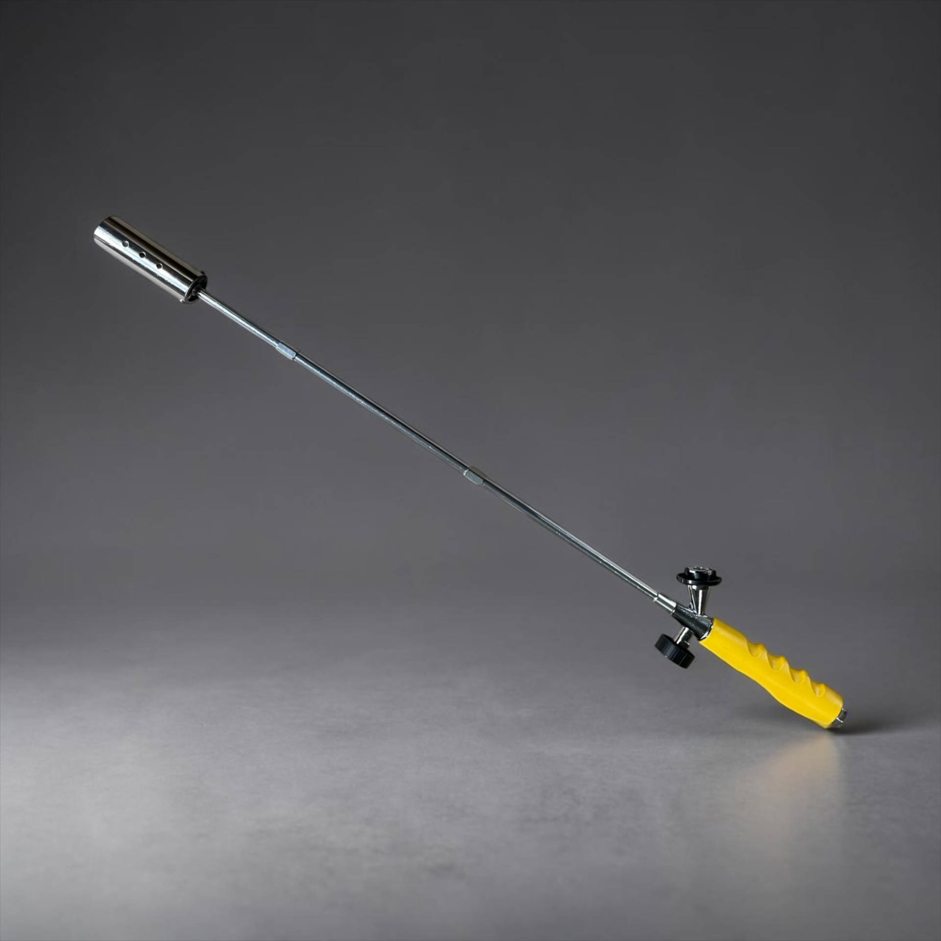 Arzător extensibil, cu mâner ergonomic, două țevi de extensie, temperatură maximă de 1850°C și sistem anti-flare. - imagine 3