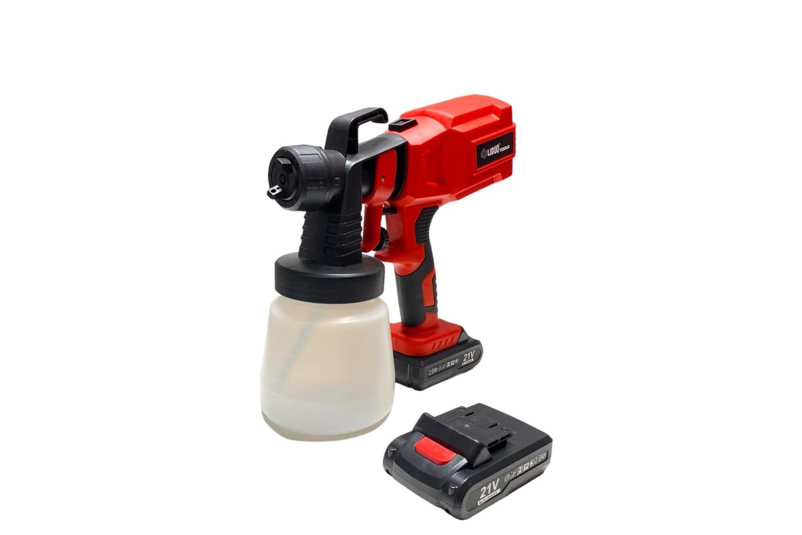 PISTOL DE VOPSIT CU ACUMULATOR, 21V, LI-ION,REZERVOR 800ML, 650ML/MIN