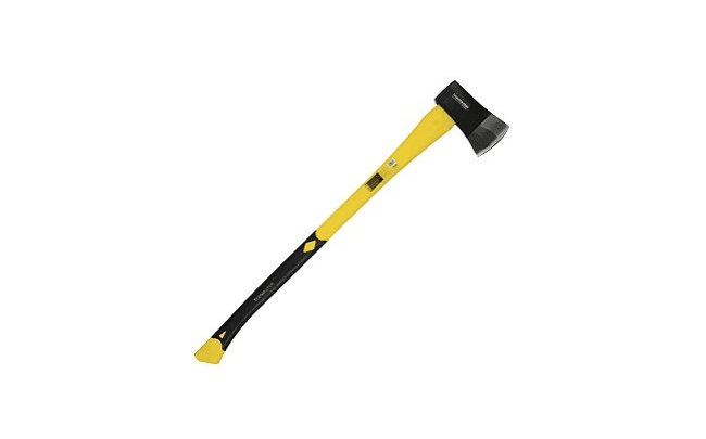 topor cu coada din fibra de sticla,greutate cap de topor: 1000g,lungime: 80cm
