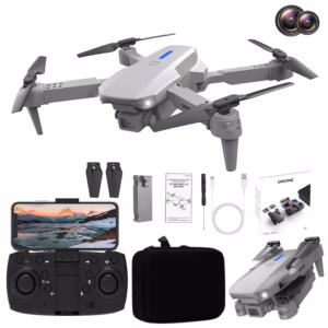 Drona pliabila cu camera HD 1080p, control de la distanta, 31x27x5cm, set complet