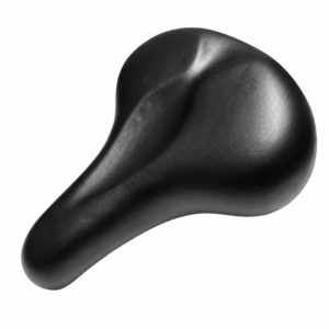 Șa bicicletă ergonomică cu suspensie,din Memory Foam confortabilă, neagră, cu arcuri duble și design anatomic