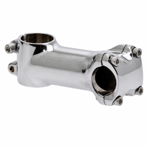 Pipa ghidon pentru bicicleta din metal ,dimensiuni 90mm ,argintiu