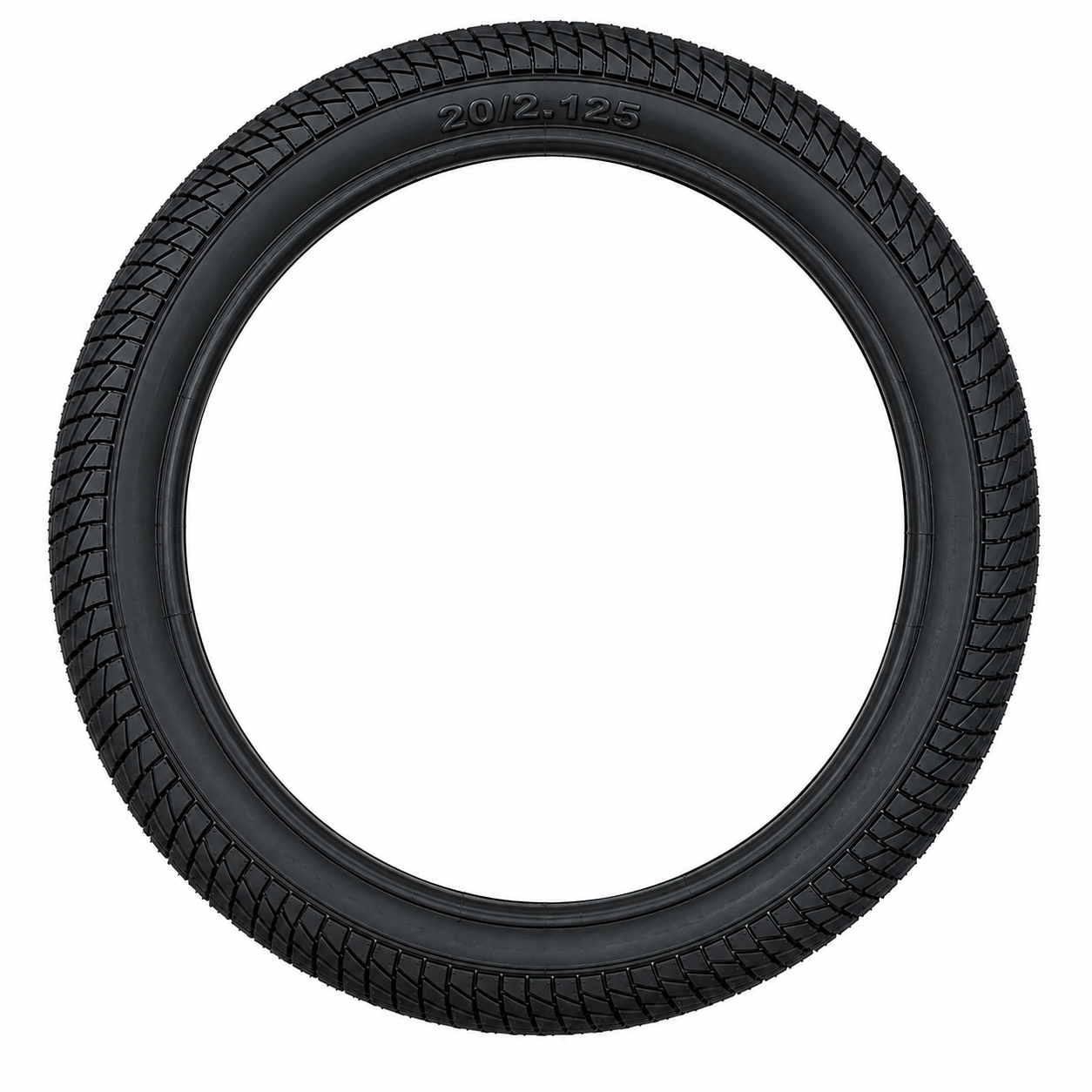 Cauciuc bicicletă 20 x 2.125 (57-406) India, Slick, fără crampoane, Negru