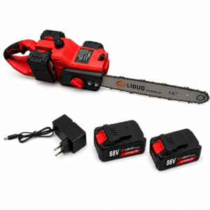 Drujbă Electrică fără Fir LIDUO TOOLS, Lamă 16 Inch, 88V, 2 Acumulatori Li-Ion și Încărcător