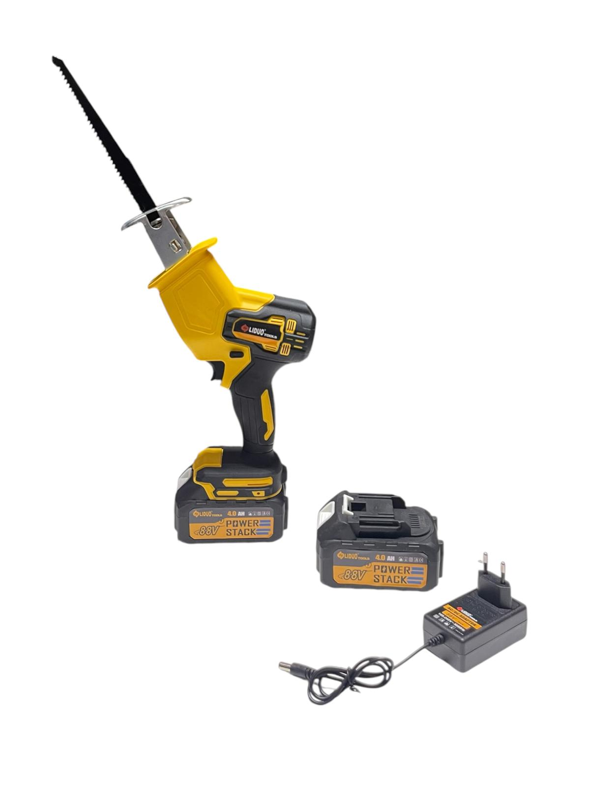 Fierăstrău electric pendular fără fir LiDuo Tools, 88V, 2 acumulatori 4.0Ah, încărcător, 3 lame incluse - imagine 2